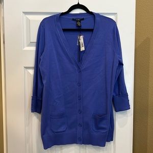 89th and Madison cardigan- purple. New w tags